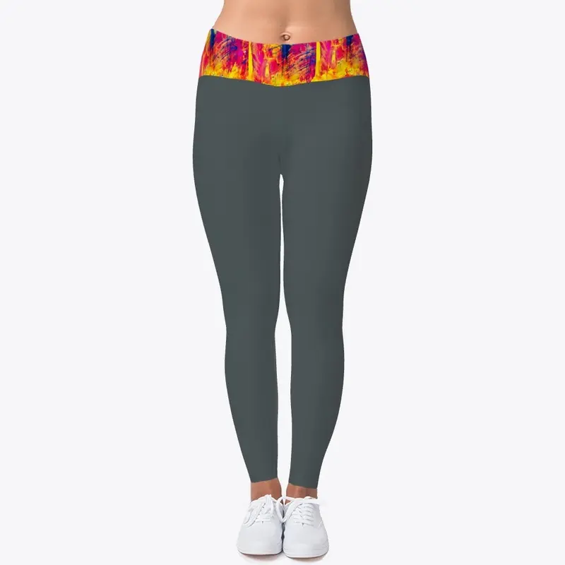 Fr3domSongz High Waist Print Leggings